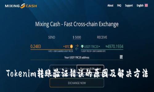 Tokenim转账验证错误的原因及解决方法