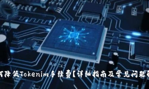 如何降低Tokenim手续费？详细指南及常见问题解答